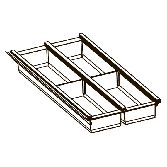 Лоток в ящик 300 мм черный Cuisio Ninka арт.2250.99.40571
