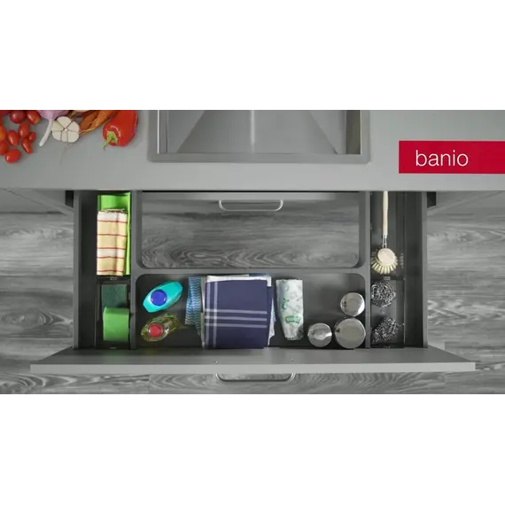 Лоток 84х84 мм Banio Ninka, графит полупрозрачный арт.5016.11.20911 - 1