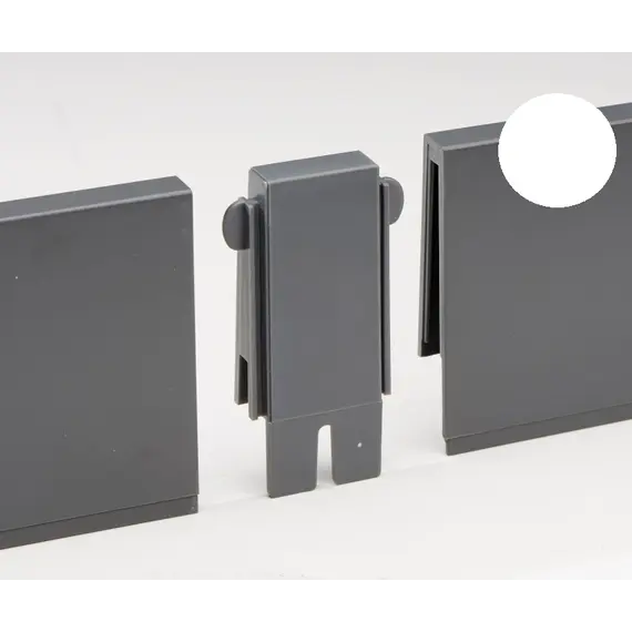 Коннектор для поперечного профиля Banio Ninka, белый арт.5009.11.20071