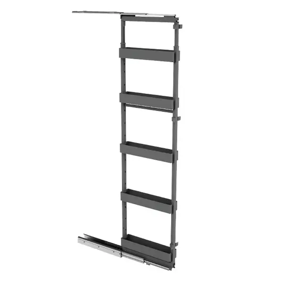 Колонна выдвижная, 5 корзин, шкаф 150мм арт.258PRO.150