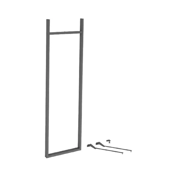 Рама для выдвижной колонны, крепления к двери, шкаф 450мм арт.295A.450.orion