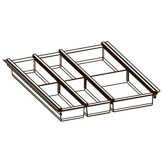 Лоток в ящик 450 мм графит Cuisio Ninka арт.2252.52.40712