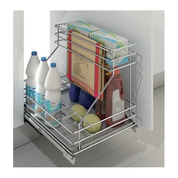 Корзина выдвижная для моющих средств, шкаф 450мм арт.060G.450 - 2