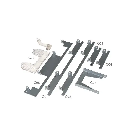 Корзина полукруглая, 1 уровень, 660 x 340 x 100 арт.070.1.660 - 1