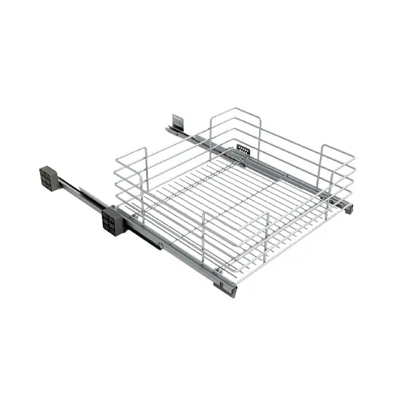 Корзина-ящик выдвижная, высота 180 мм, шкаф 450мм арт.119G.180.450