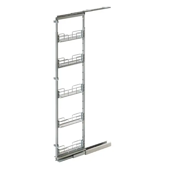 Колонна выдвижная, 5 корзин, шкаф 150мм арт.258.150