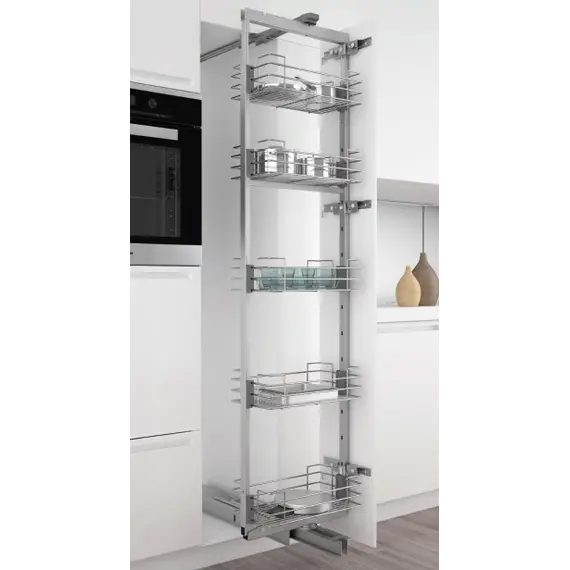 Колонна выдвижная поворотная, 5 корзин, шкаф 450мм арт.265.500 - 2