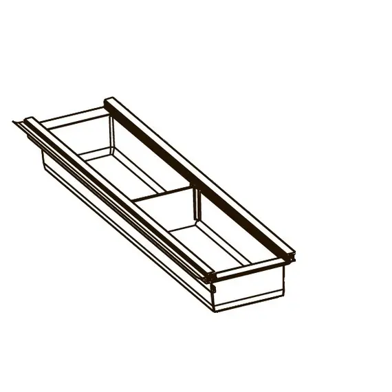 Лоток 200*463 мм белый Cuisio Ninka арт.2050.94.40686 - 1