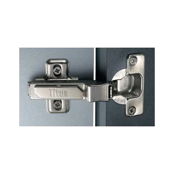Петля мебельная Titus S-Type угловая 15 градусов 110/45/9 мм. Арт: 248-0080-050-ST - 5