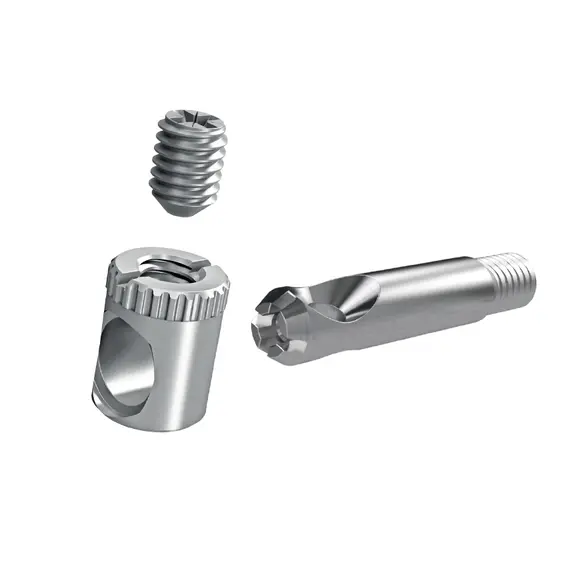 Стяжка-бочонок D10x13 мм М6, цинк B004FZ - 2