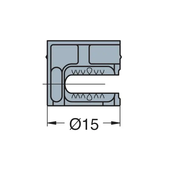 Эксцентрик мебельный Titus System 5 CAM 2000 для плиты 18 мм. Арт: 005656-885-300 - 3