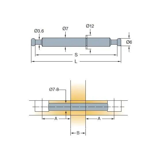 Дюбель 7х87мм двойной арт.005751-883-300 - 2