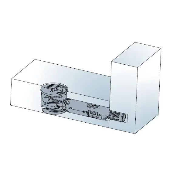 Эксцентрик TeraBlack Cam5000 15х9,9 мм для плиты 12/13 мм арт.009695-959-00 - 2