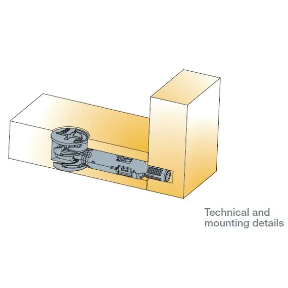 Эксцентрик мебельный Titus System 5 CAM 5000 для плиты 18/19 мм. Арт: 009692-885-300 - 2