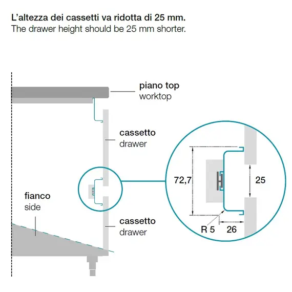 Профиль горизонтальный П-образный Gola арт.70.1004.801.00.410 - 3