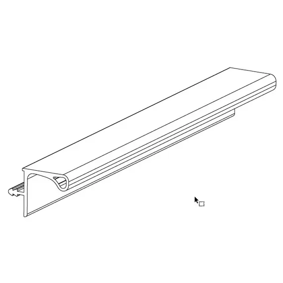 Профиль горизонтальный Г-образный врезной H=18 мм Gola арт.70.268.803.000.400 - 3