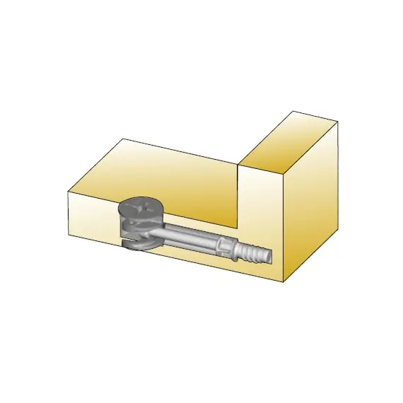 Эксцентриковая стяжка, комплект (009699+009592) Titus арт.009699-885-K02 - 11