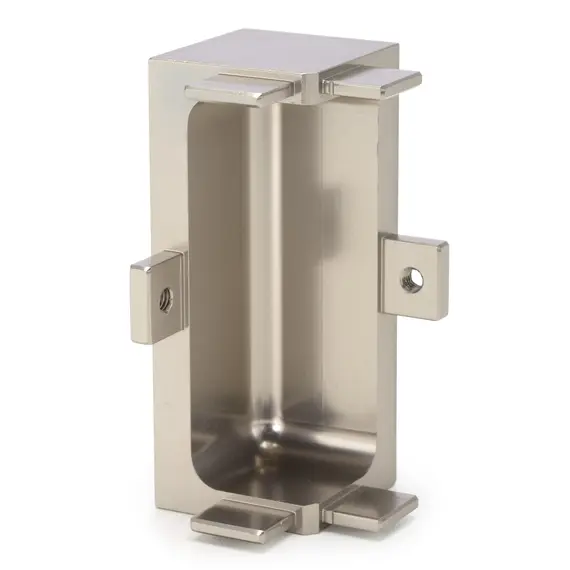 Уголок (алюм.) внутр. 90 гр для профиля горизонтального П-образного Gola арт.70.101.6I0.803.001