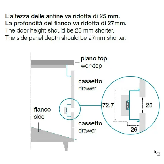 Профиль горизонтальный П-образный Gola R=0 арт.70.1034.111.00.410 - 3
