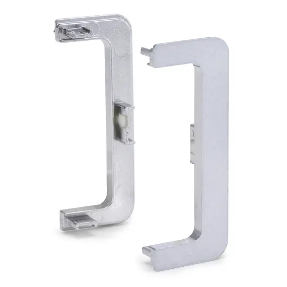 Заглушка открытая (пласт.) для профиля горизонтального П-образного Gola R=0 арт.70.104.500.111.001