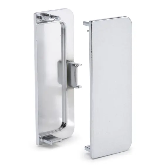 Заглушка закрытая (пласт.) для профиля горизонтального П-образного Gola R=0 арт.70.104.600.120.001