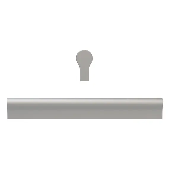 Ручка мебельная профиль, алюминий матовый арт.КЛ 96/128-01 - 2