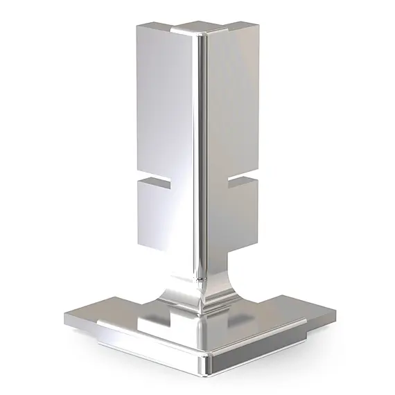 Уголок (пласт.) внеш. 90 гр для профиля горизонтального Г-образного Gola арт.70.101.7E0.111.000