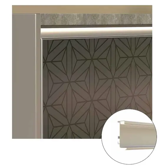 Профиль горизонтальный Г-образный Gola LED арт.70.1024.57.00.410 - 1