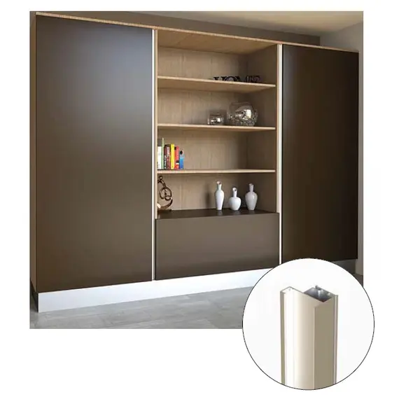 Профиль вертикальный боковой Gola LED R=0 арт.70.1026.60.00.450 - 1