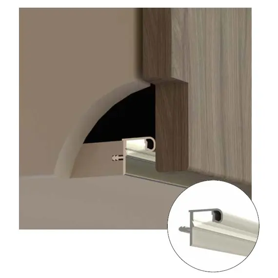 Профиль горизонтальный Г-образный врезной H=18-19 мм Gola LED арт.70.270.57.000.400 - 1