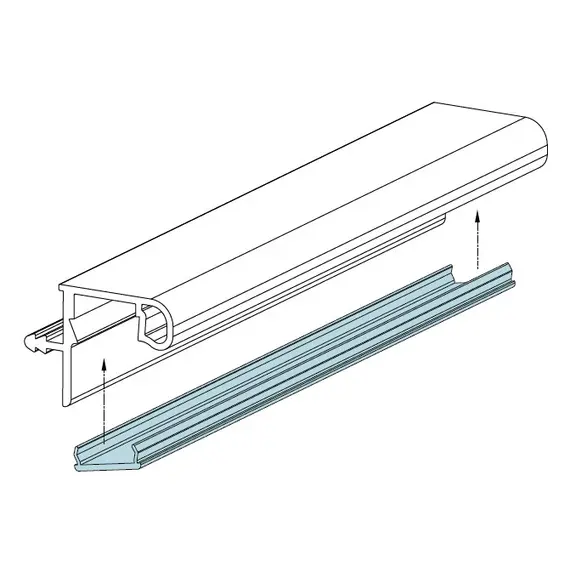 Профиль горизонтальный Г-образный врезной H=18-19 мм Gola LED арт.70.270.57.000.400 - 3