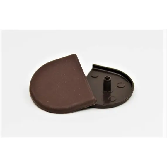 Заглушка мебельная эксцентрика Titus D25 темно-коричневый. Арт: 7463 BN-3