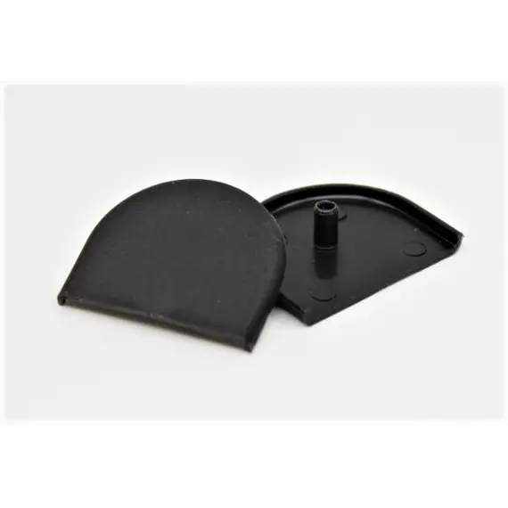 Заглушка мебельная эксцентрика Titus D25 черная арт.7463 BK