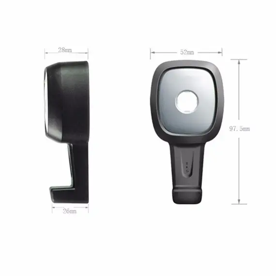 Крючок автомобильный, черно-серый - 1