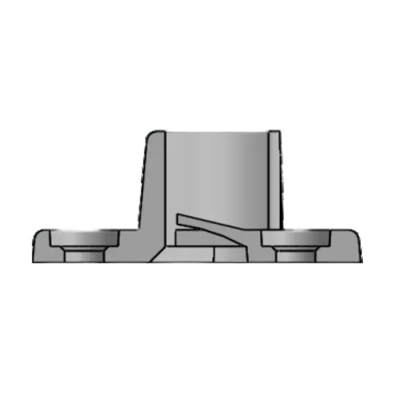 Штангодержатель для круглой трубы d=25 мм, черный ШКЧ-250 - 2