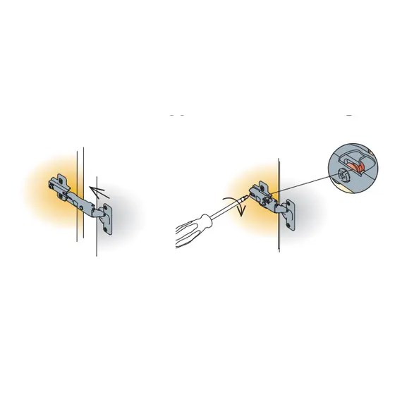 Монтажная планка петли Titus B-type F4 мм. Арт: 244-0L37-650-00 - 4
