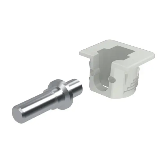 Полкодержатель D15х10,5 мм, серый арт.SI20PGR - 4