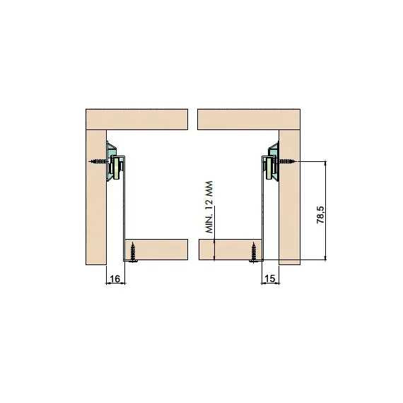 Метабокс METAL BOX ECO 85х500 мм, белый арт.7086.500.01 - 2