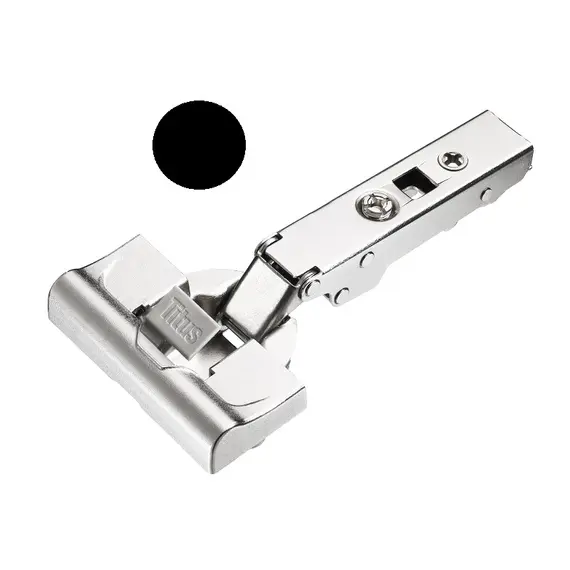 Петля T-type Noir Glissando с доводчиком 110/45/0 установка без инструментов PressTo арт.701-0AT6-068