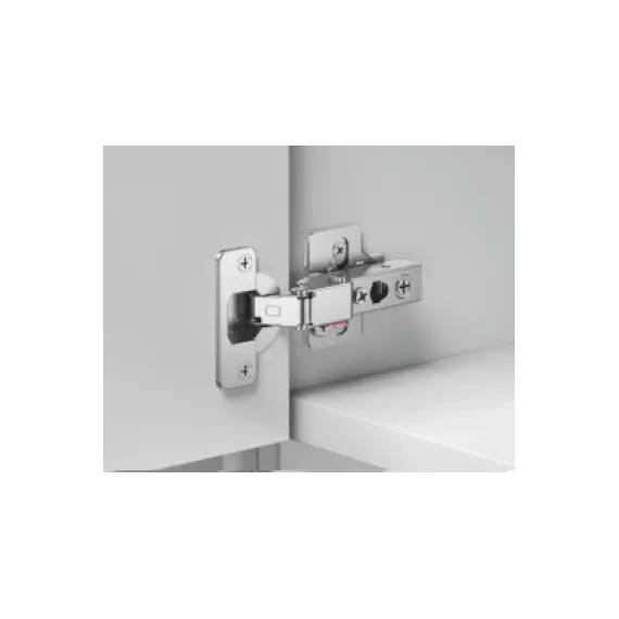 Петля 896 с регулировкой доводчика, Полунакладная, 52мм, Никель арт.896-0CP0-733