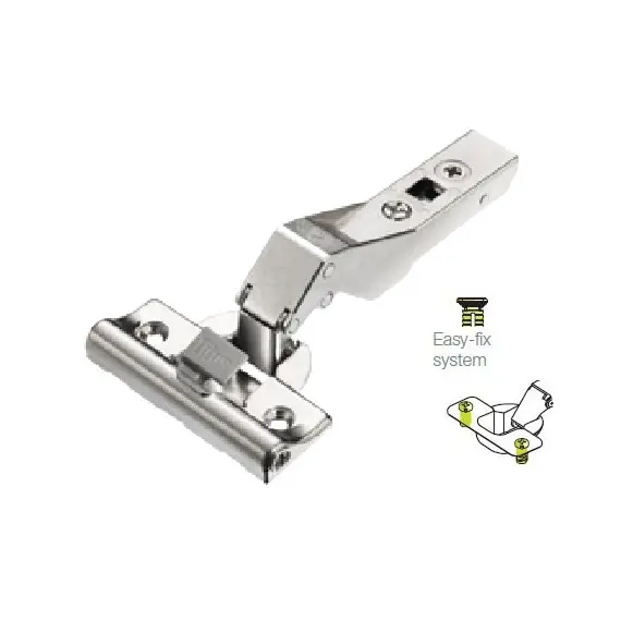 Петля мебельная Titus T-Type Glissando угловая 45 градусов с доводчиком 110/45/17 мм и cистемой ускоренной сборки Easy-fix Арт: 701-0C54-650-00