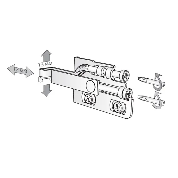 Навеска Scarpi-4 на саморезах правая арт.625100033(R) - 2