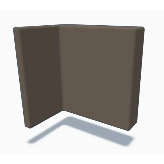 Заглушка навеса 345, пром упаковка, пластик, серокоричневый арт.345-448000-COVP-900