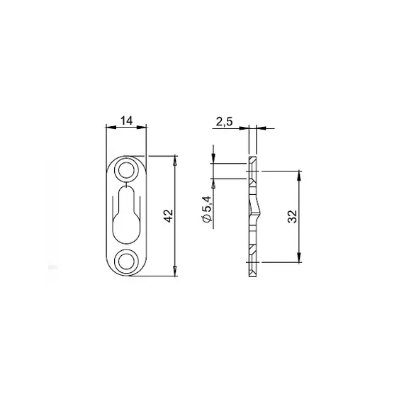 Навеска для шкафа арт.161.4200.40 - 2