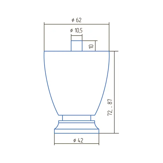 Опора регулируемая ОР 61 Б-К - 3