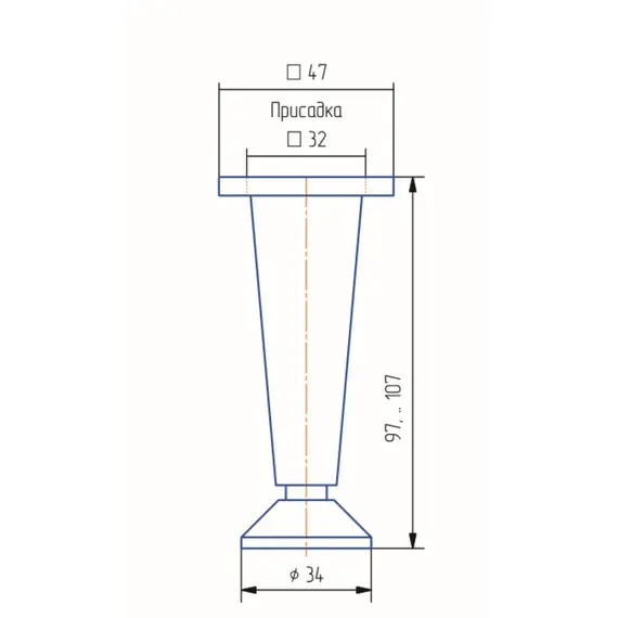 Опора регулируемая ОРС 01-К - 3