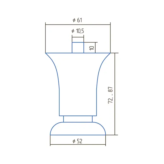 Опора регулируемая ОР 60 Р-03 - 2