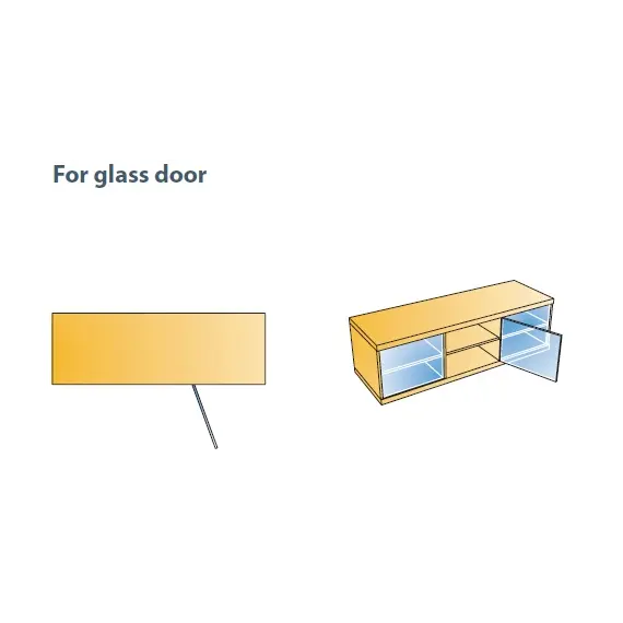 Петля S-Type 110/9 мм для стеклянного фасада арт.248-0447-850-00 - 1