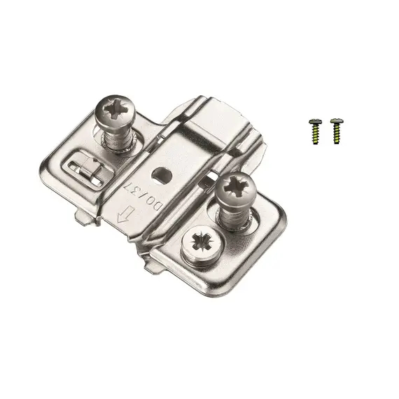 Монтажная планка петли Titus T-type F1 мм крест. с шурупами 4,5x15 мм. Арт: 700-0KE1-650-00