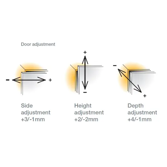 Петля мебельная Titus T-Type 90 градусов 110/45/9 мм с винтами. арт.702-0CK2-650-00 - 4